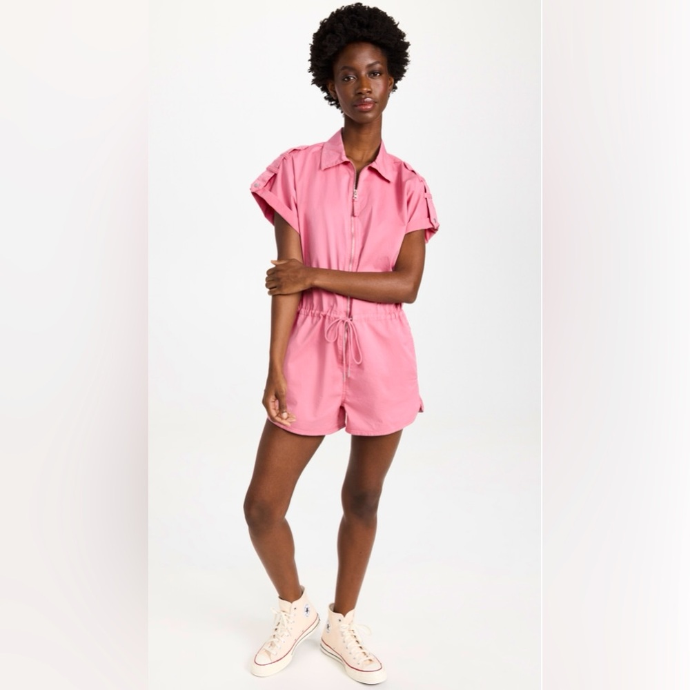 PISTOLA DENIM Pink Romper Large